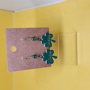 Silver Irish Clover Earrings